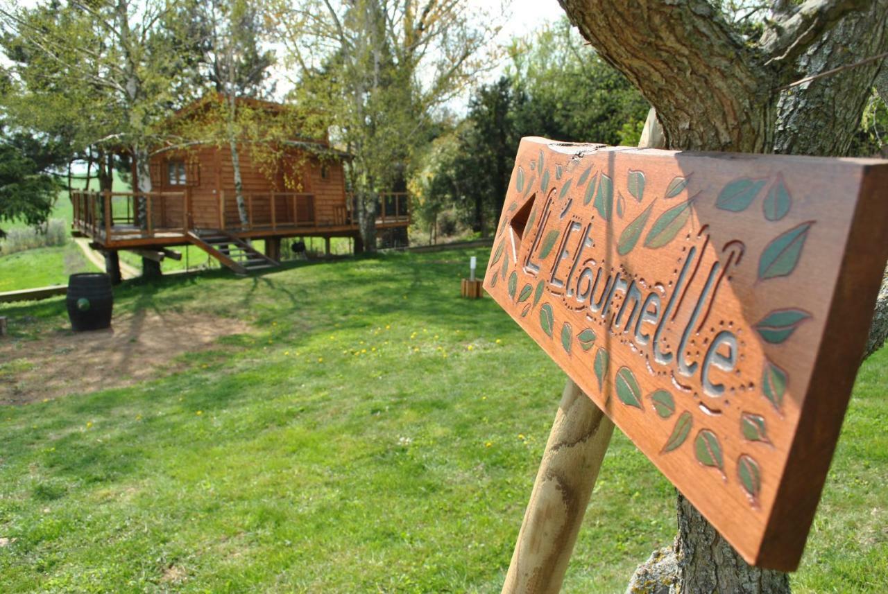 L'Etournelle - Cabane Perchée Chaussan Extérieur photo